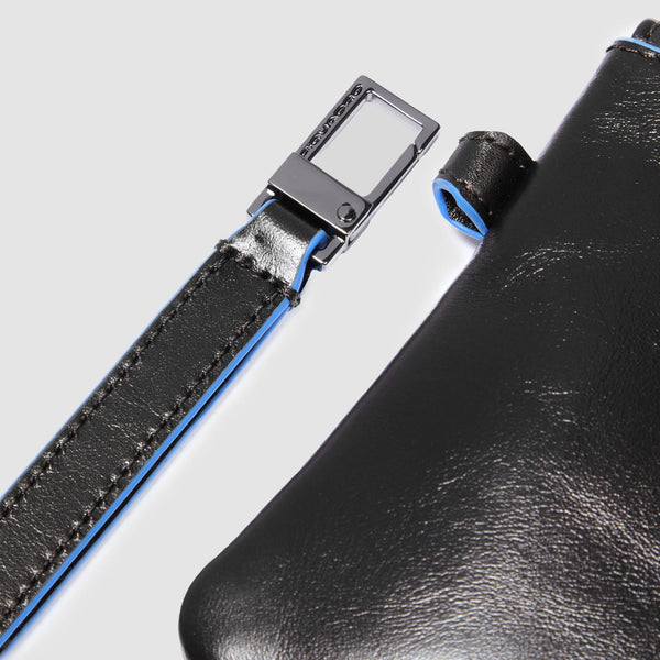 Leather wristlet