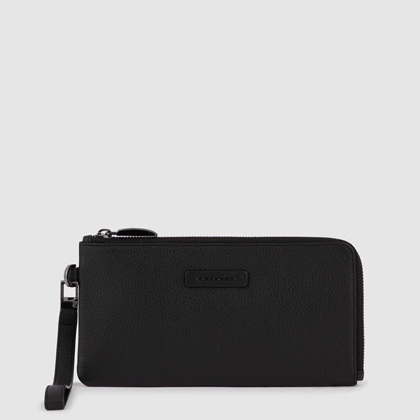 Leather wristlet