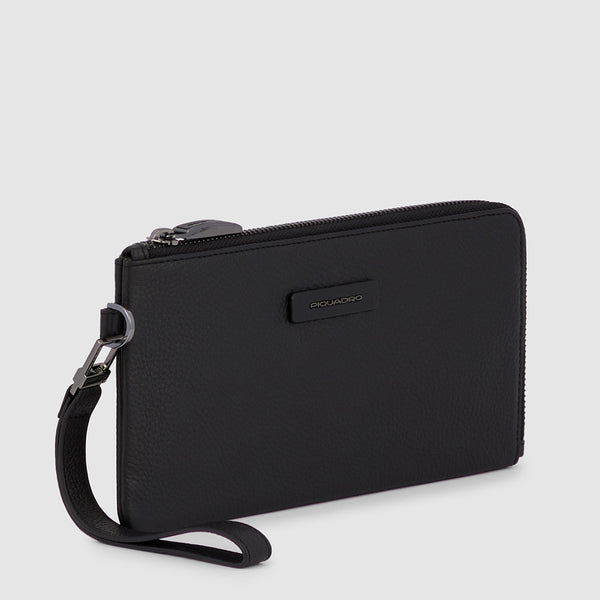 Leather wristlet