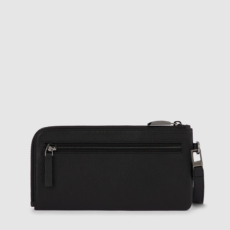Leather wristlet