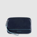 Leather Wristlet with 8 Card Slots and Wrist Strap