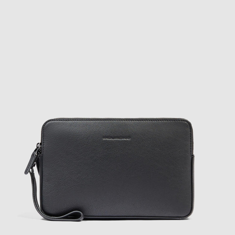 Leather wristlet
