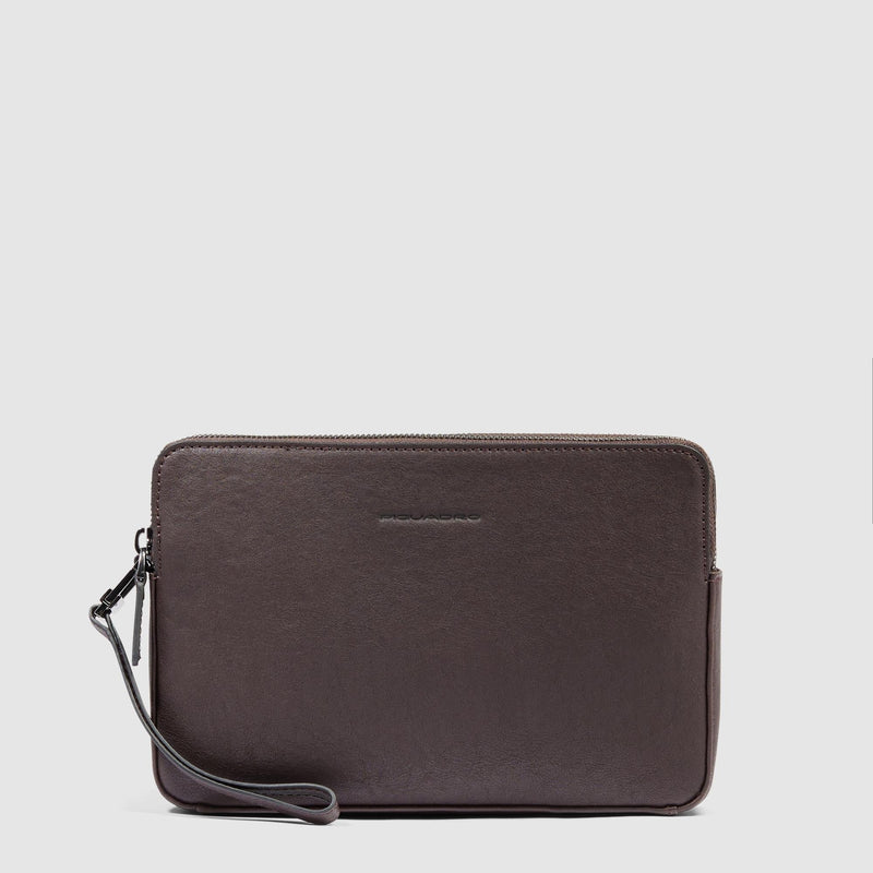 Leather Wristlet with RFID Protection & Card Slots - 13