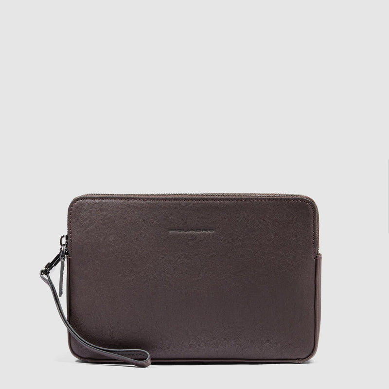 Leather wristlet