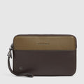 Leather Wristlet with RFID Protection & Card Slots