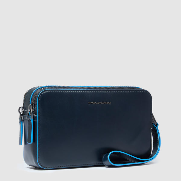 Men's clutch with two dividers