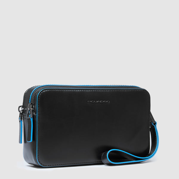 Men's clutch with two dividers