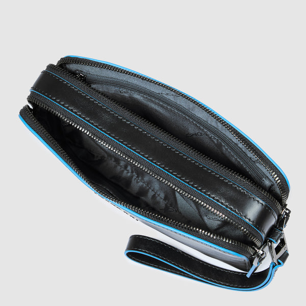 Men's clutch with two dividers