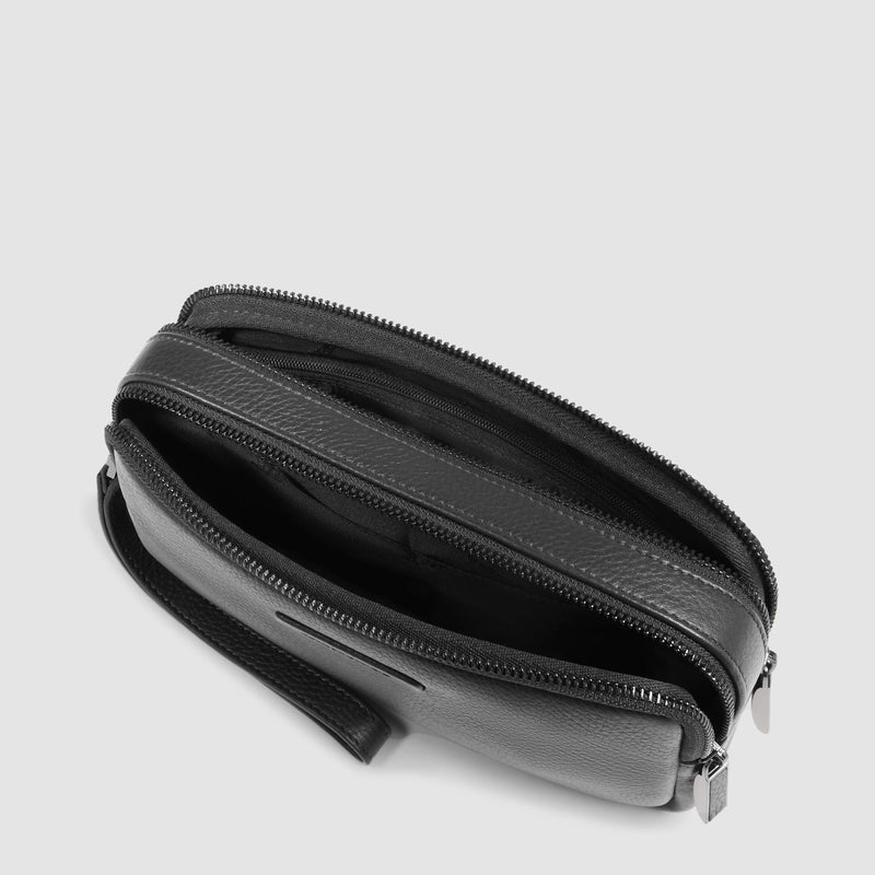 Bolso de mano hombre de dos fuelles