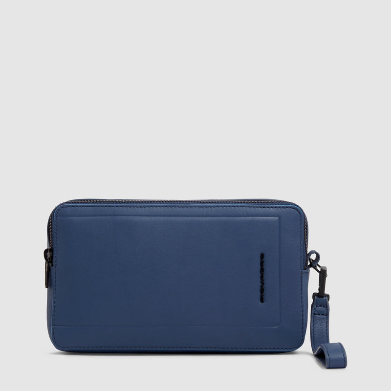 Pochette uomo a due scomparti