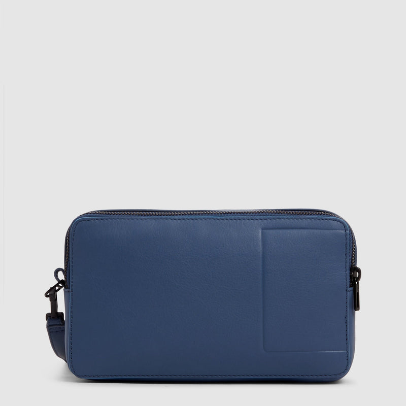 Pochette uomo a due scomparti