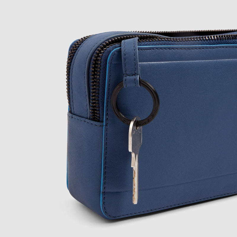 Pochette uomo a due scomparti