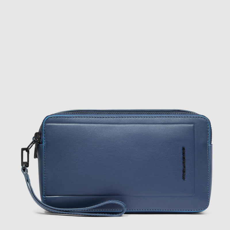 Men's clutch with two dividers