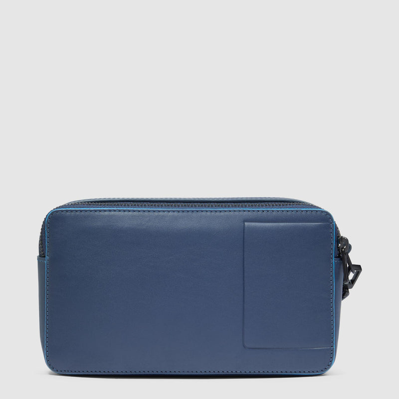 Pochette uomo a due scomparti
