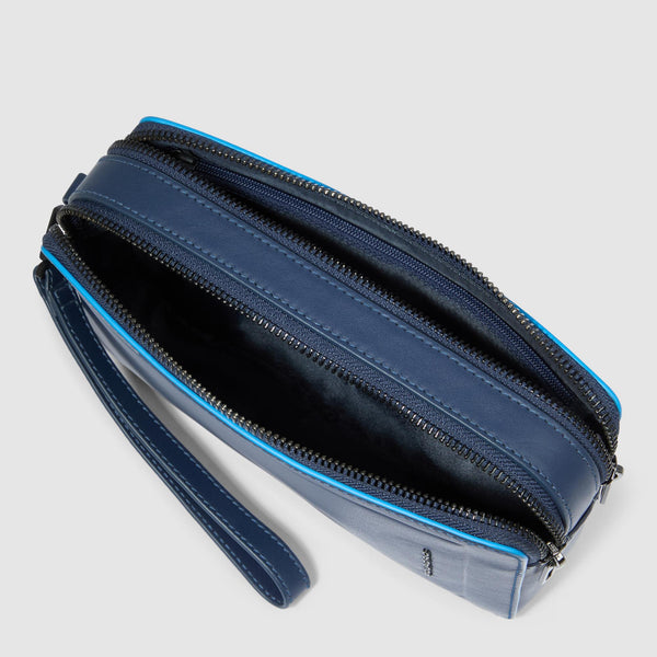 Pochette uomo a due scomparti
