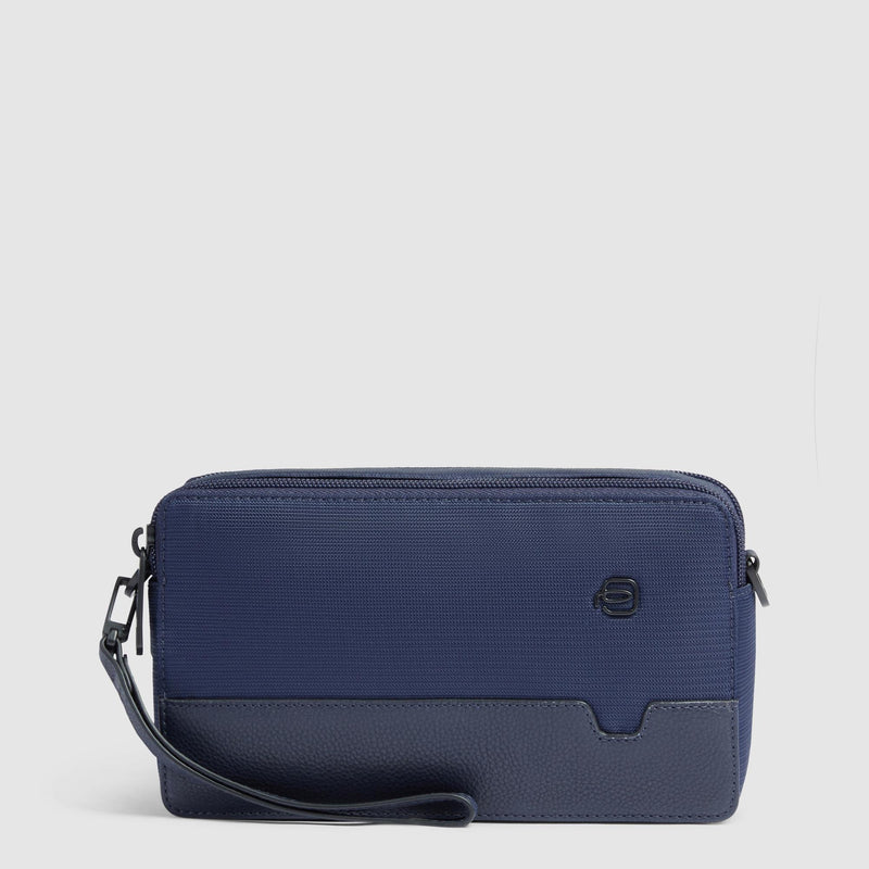 Men's clutch with two dividers