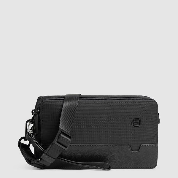 Handtasche für Herren mit zwei Fächern