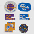 Vinyl Sticker Set for Suitcases and Luggage
