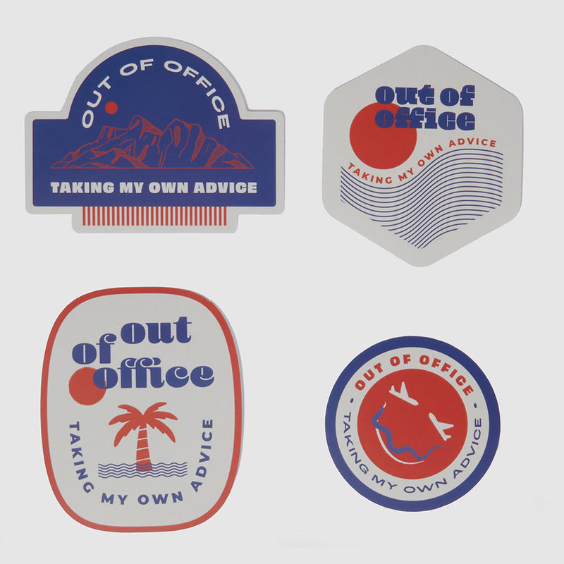 Sticker set for suitcases
