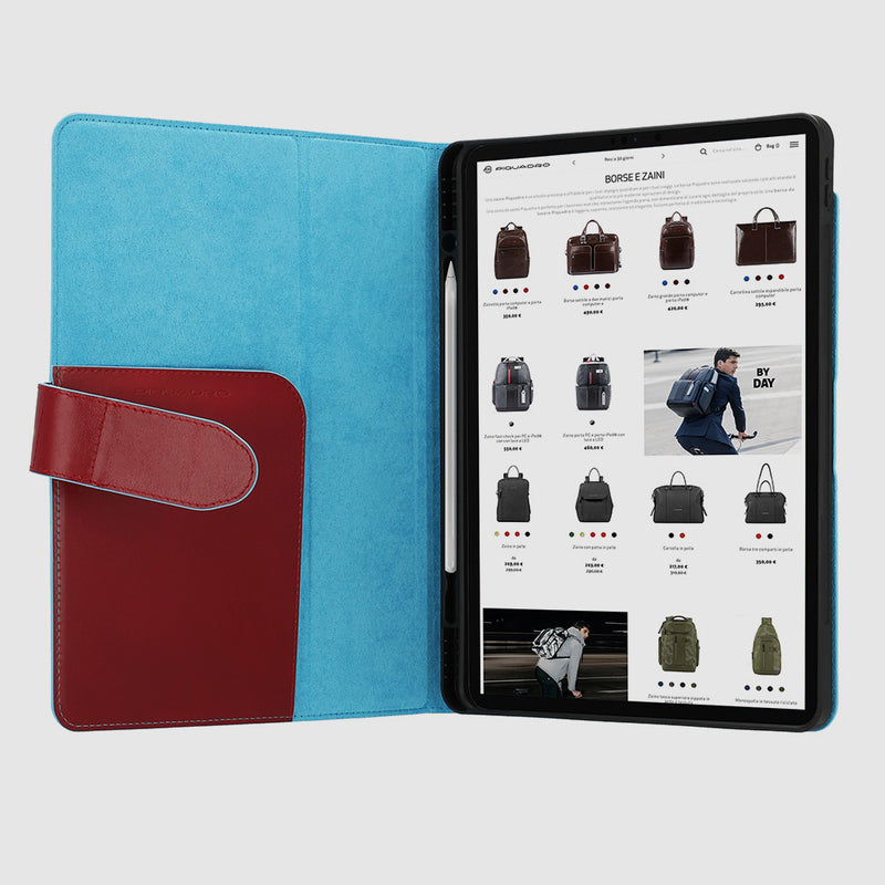 Housse en cuir pour iPad®Pro 12,9’’ 2021 avec supp