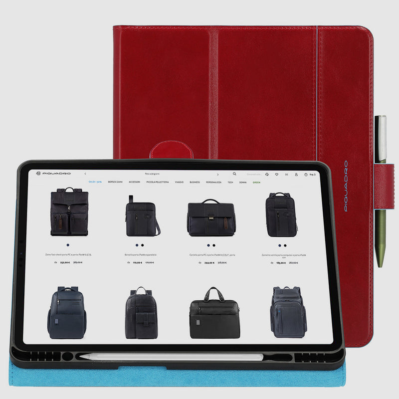 iPad®Pro 12,9’’ Lederschutzhülle mit Standfun