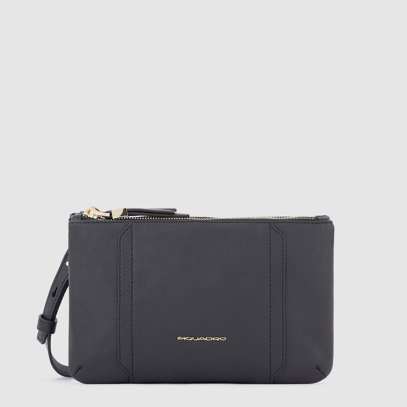 Women’s clutch with removable shoulder strap