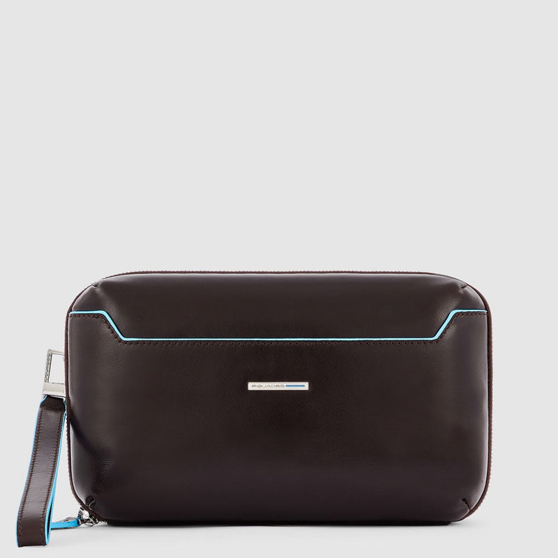 Piquadro Wrist clutch bag with two dividers