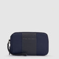 Men's Clutch Bag in Recycled Nylon with RFID Protection