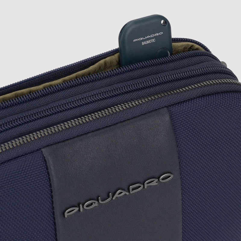 Men's clutch bag in recycled fabric