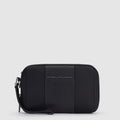 Men's Clutch Bag in Recycled Nylon with RFID Protection