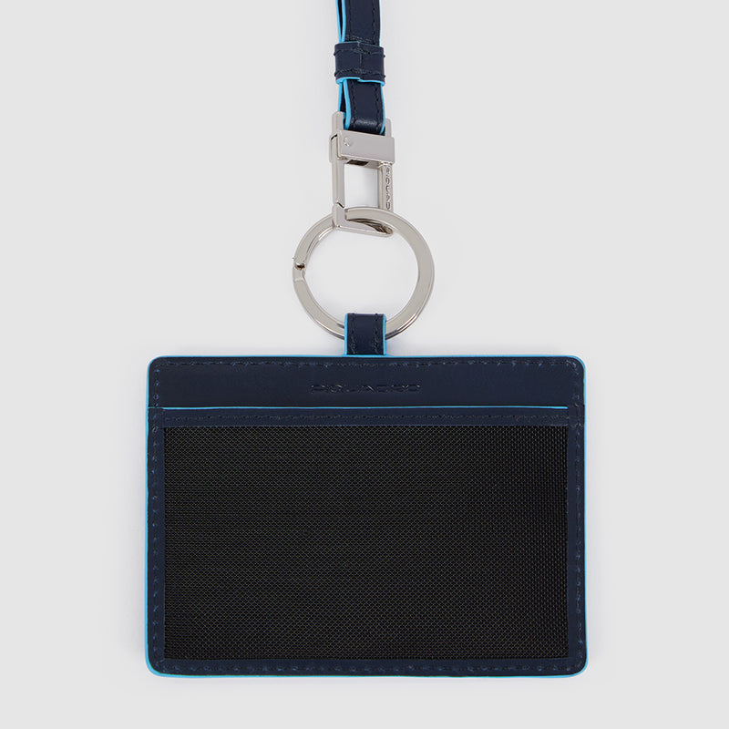 Id card badge holder with removable neck strap
