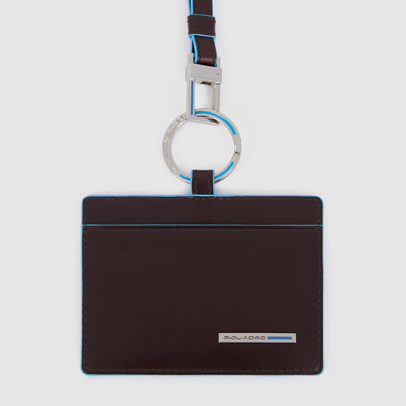 Id card badge holder with removable neck strap