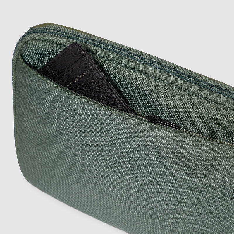 Men's clutch for iPad®mini in recycled fabric