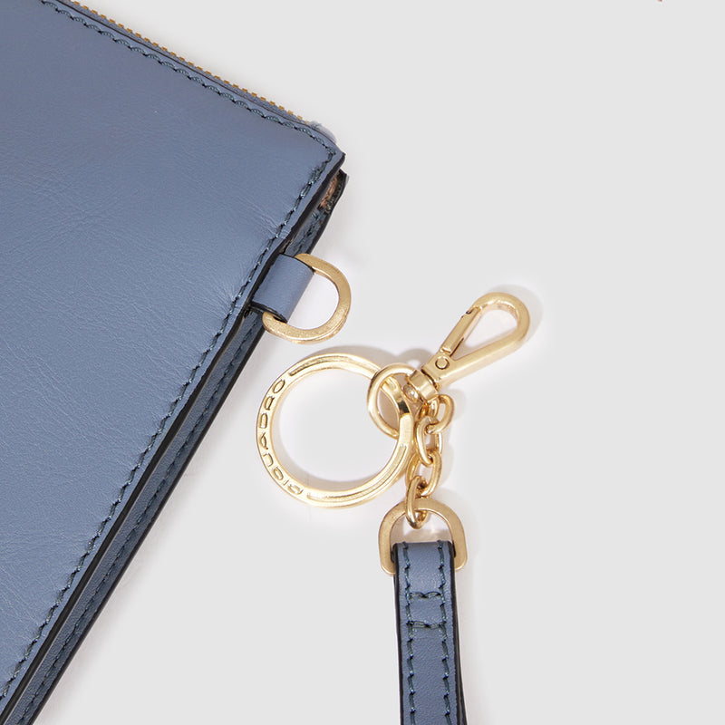 Zip-around clutch with iPad®mini compartment