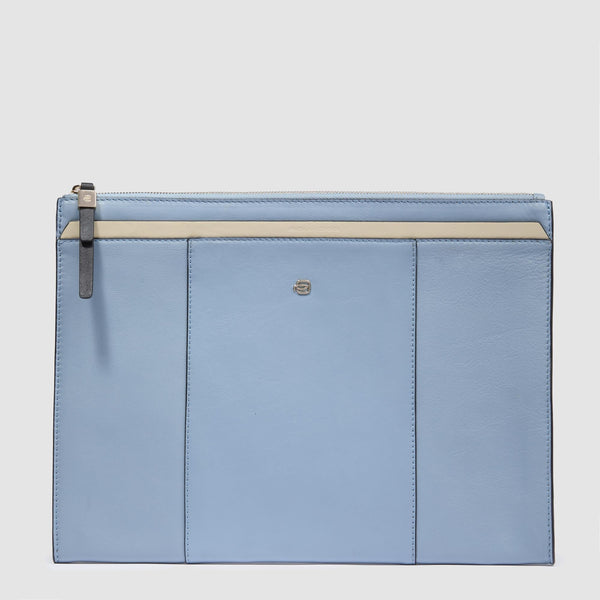 Women's leather clutch for iPad®