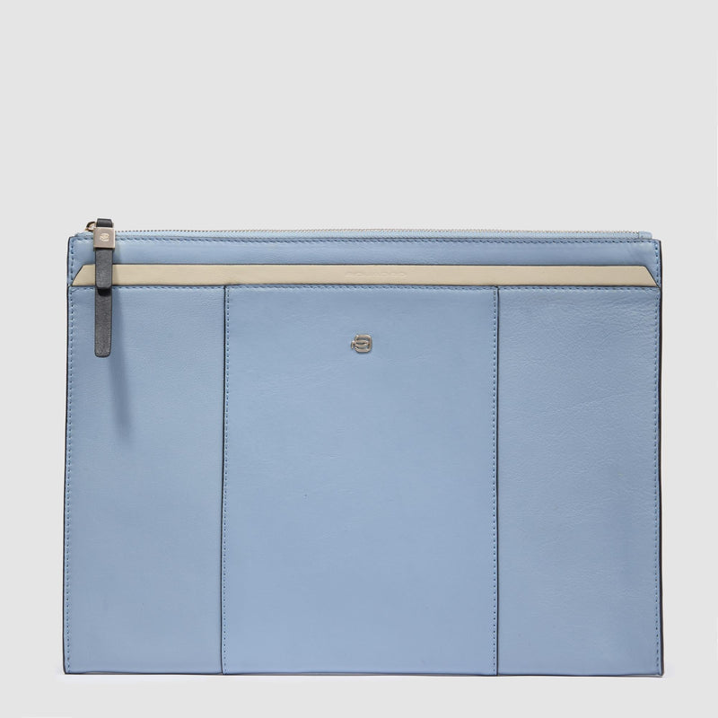Women's leather clutch for iPad®