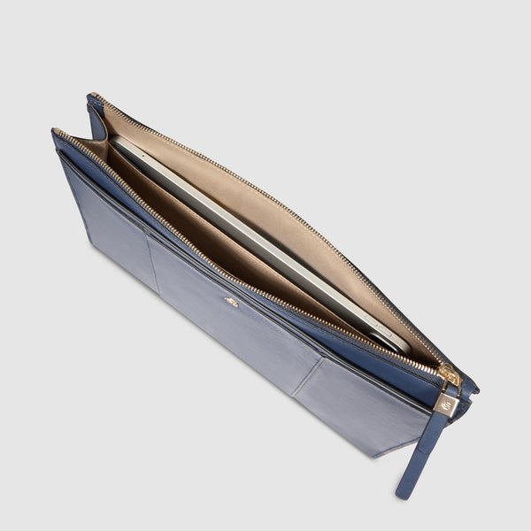 Women's leather clutch for iPad®