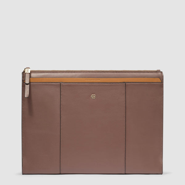 Women's leather clutch for iPad®