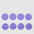 Set of 8 Suitcase Wheel Caps for PQ-Light Luggage - Purple