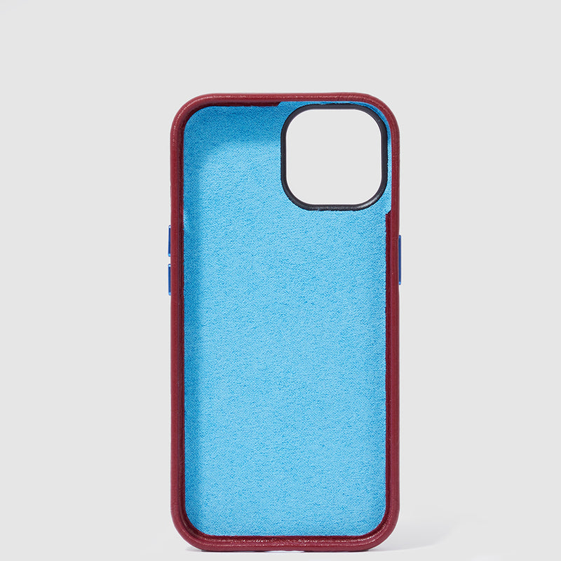 Leather case for iPhone® 15 with 6,1” display