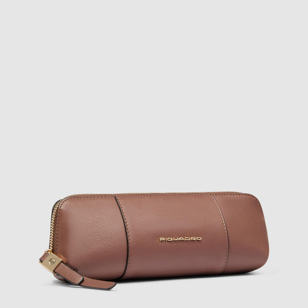 Leather pen case