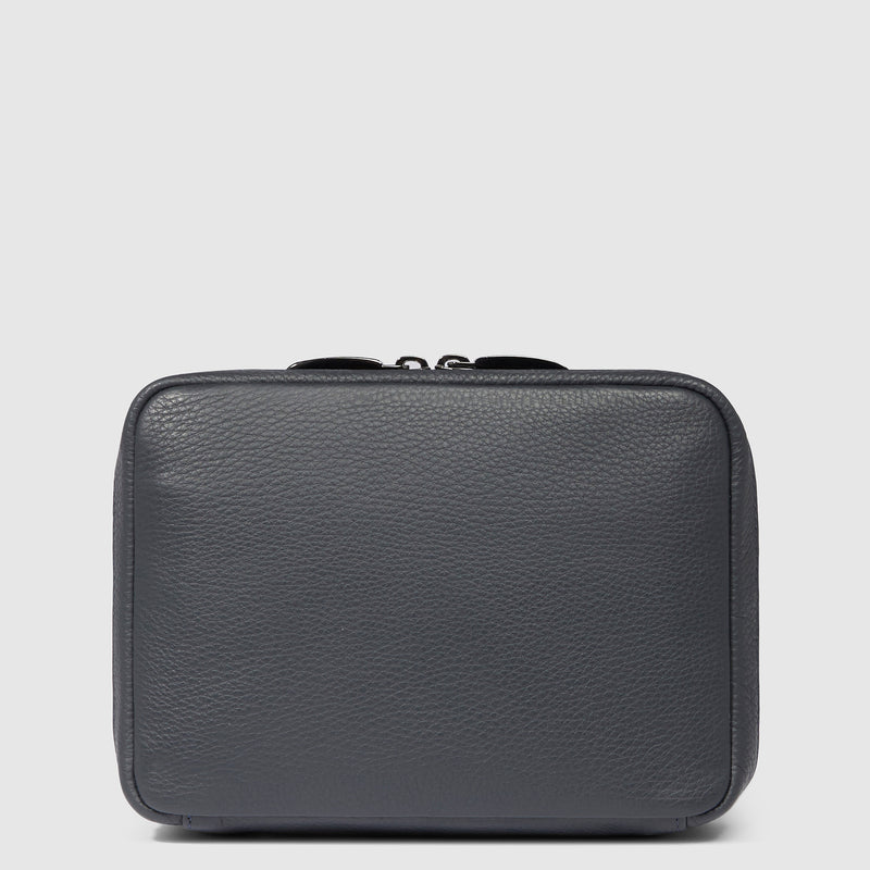 Leather travel cord organizer pouch