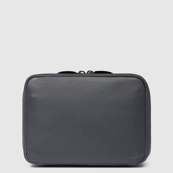 Leather travel cord organizer pouch