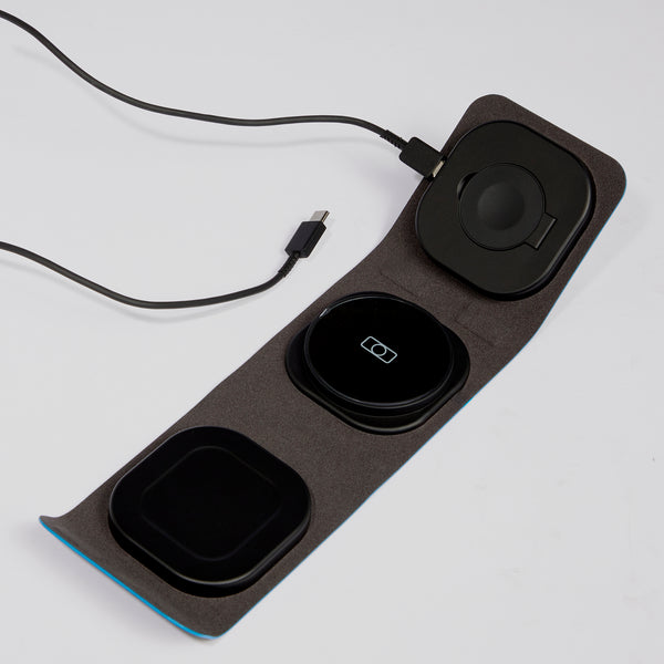 Base de charge sans fil pliable 3-en-1
