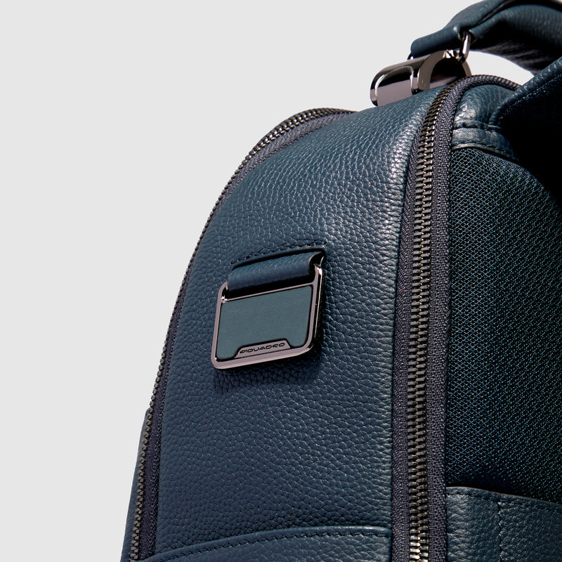 Monogram leather label