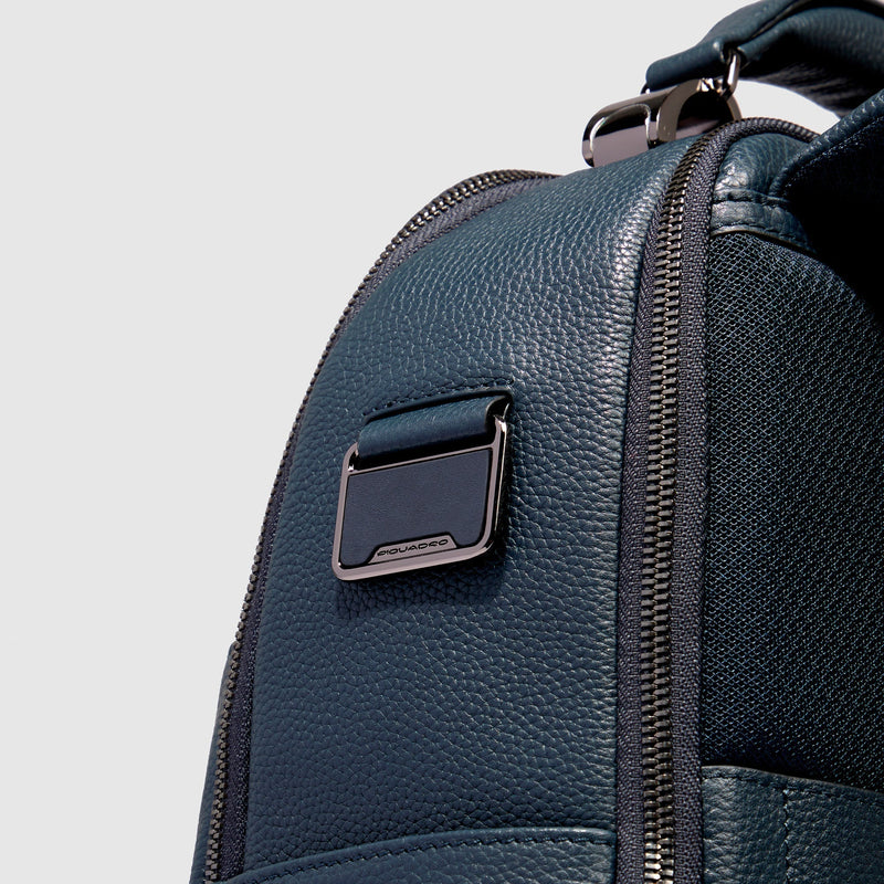 Monogram leather label