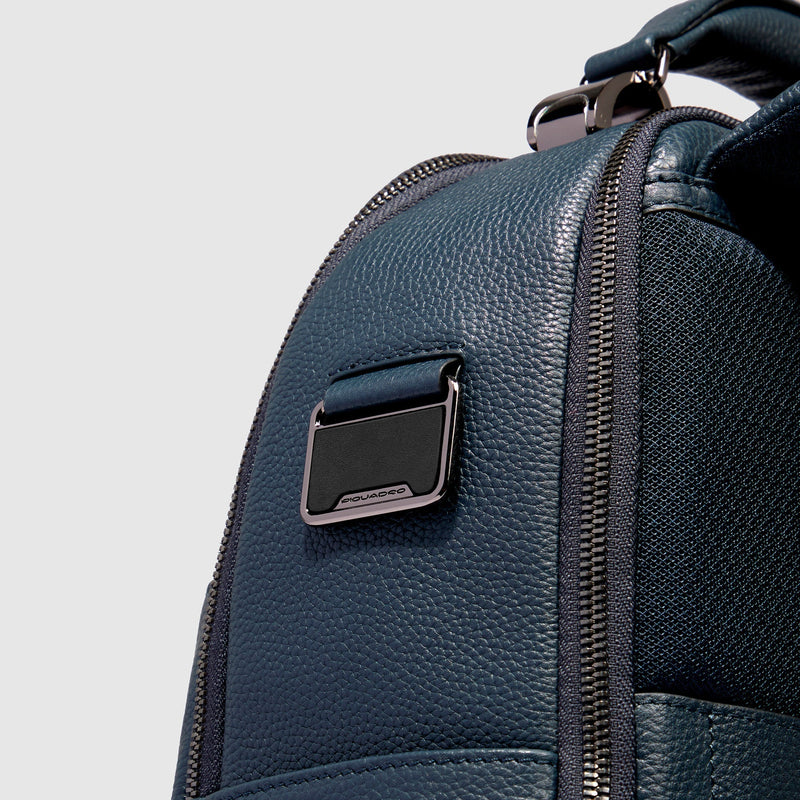 Monogram leather label