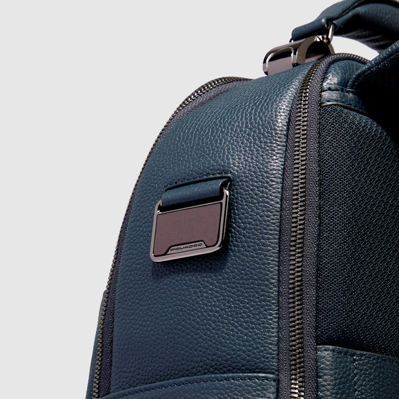 Monogram leather label