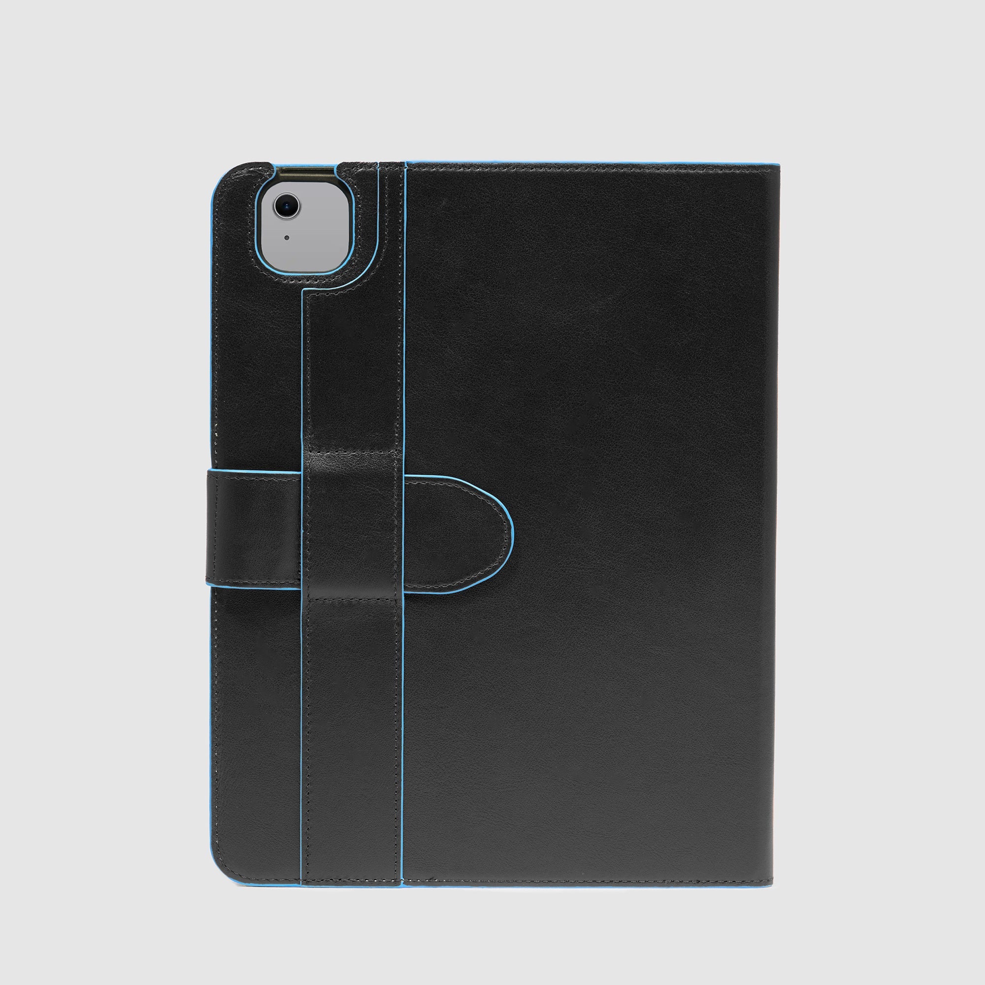 Custodia In Vera Pelle Di Agnello Per IPad 2, 3 E 4 - Nera, Con Supporto, Smart Range Leather