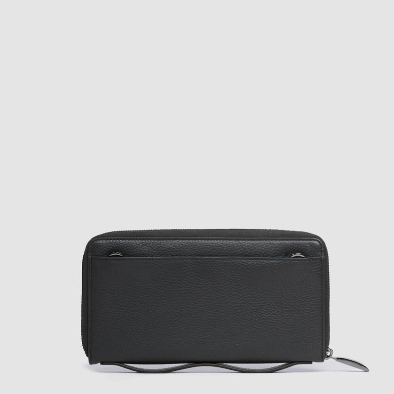 Leather wristlet